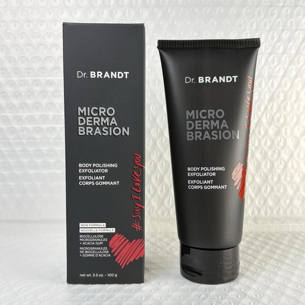 Dr Brandt Microdermabrasion Body Polishing Exfoliator 3.5oz New Scrub Vegan